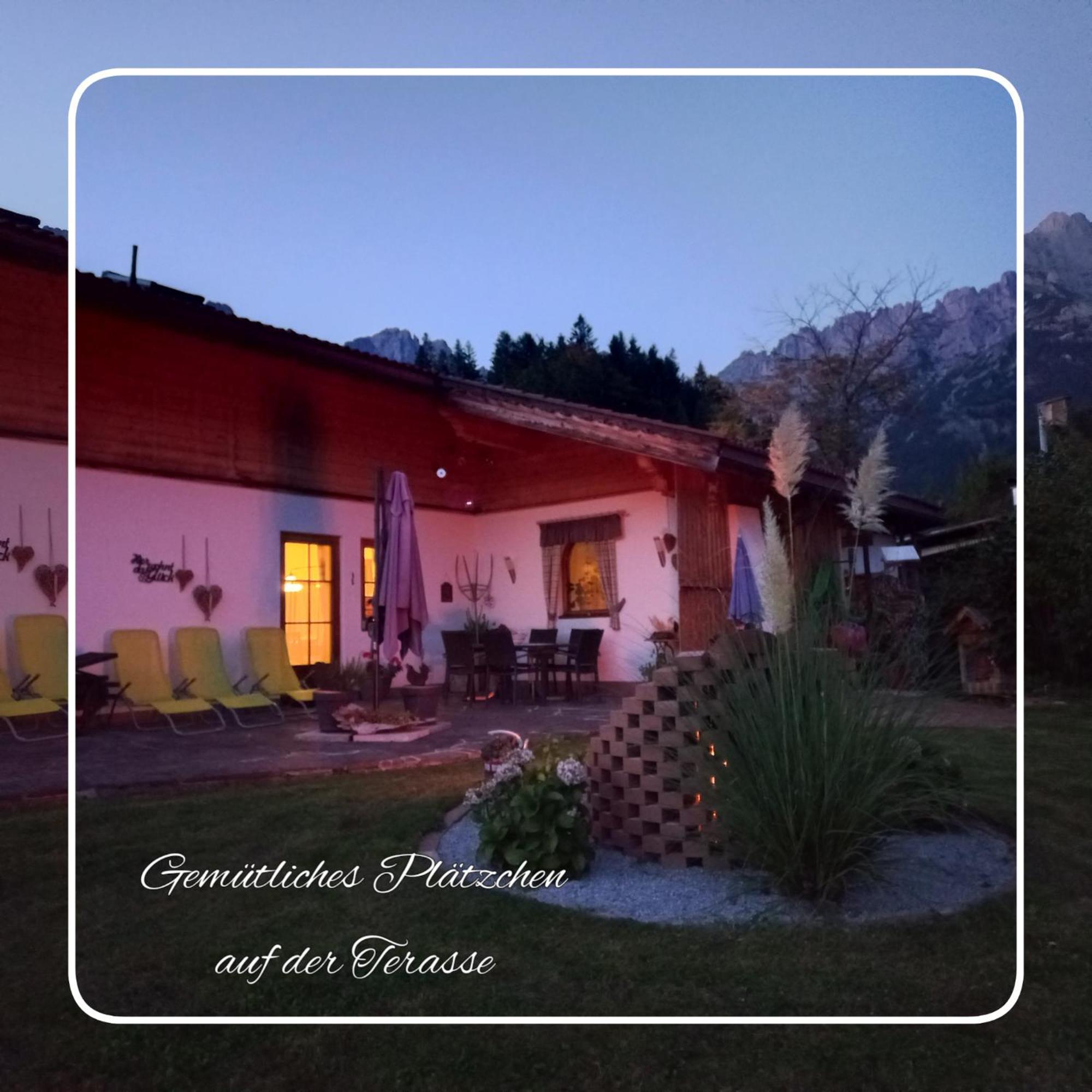 Chalet Gluecklich Sein... Ellmau Bagian luar foto