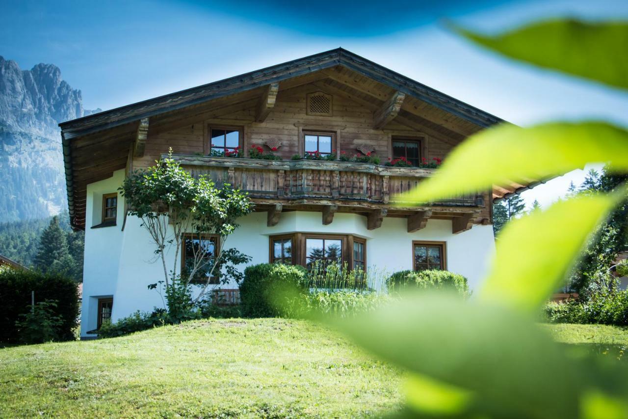 Chalet Gluecklich Sein... Ellmau Bagian luar foto