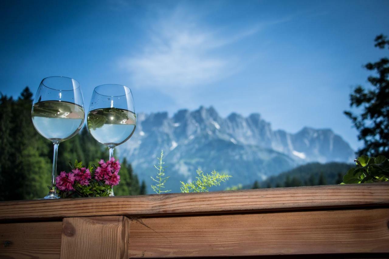 Chalet Gluecklich Sein... Ellmau Bagian luar foto